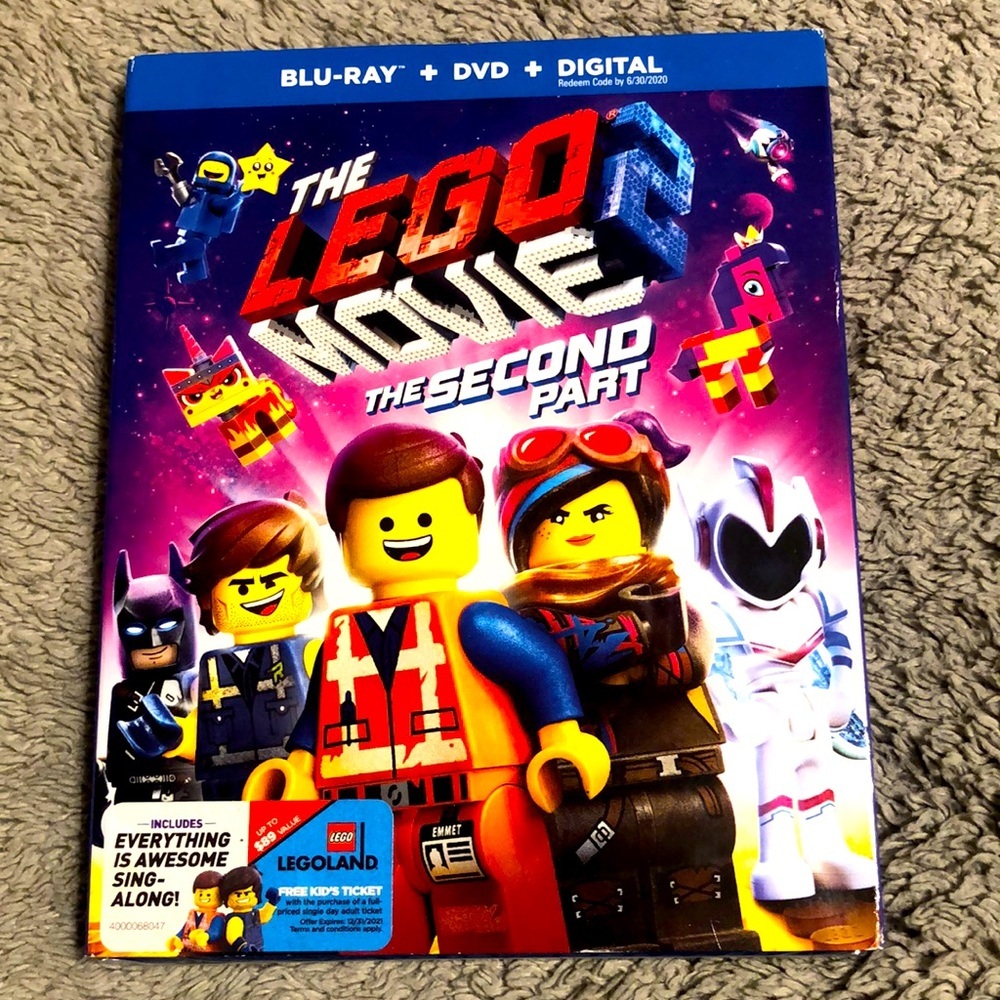 Lego 2 Movie Blu-ray DVD